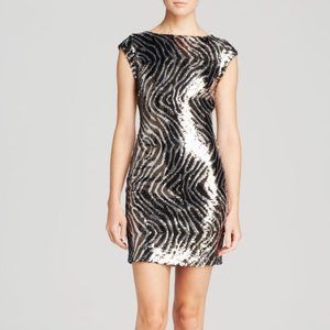 Guess Zebra Sequin Dress